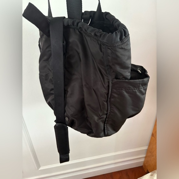 Lululemon athletic drawstring black nylon bag - Picture 7 of 7